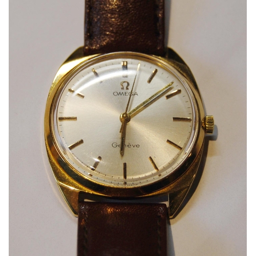 180 - Gent's Omega 18ct gold watch, calibre 601, no. 31275477.