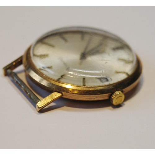 183 - Gent's Omega 9ct gold watch, manual wind, 32mm.