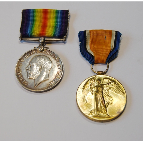 266 - Two WWI campaign medals comprising War and Victory medals with ribbons, awarded to 17224 1AM G Baird... 