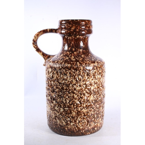 229 - West German studio pottery jug, H39cm