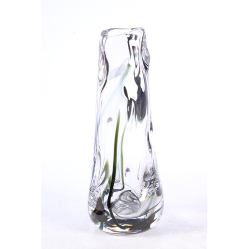 286 - 1960s Whitefriars Knobbly range glass vase.