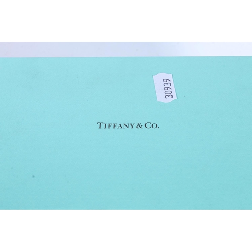 296 - Tiffany and Co. cut glass table box with original case