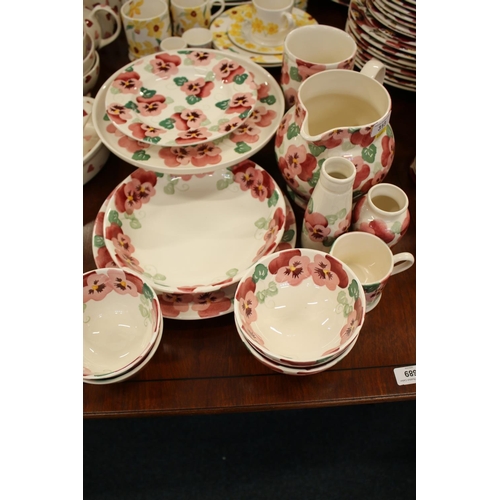 313 - Emma Bridgewater Pottery Poppy design to include a large jug, bowls, plates, jars, etc.