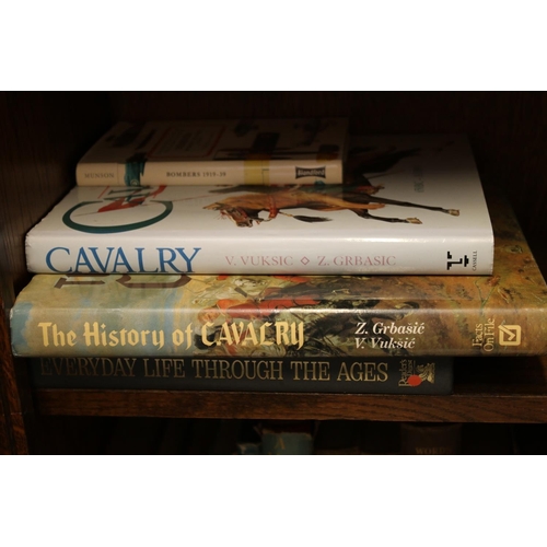 323 - Military interest books to include The History of the Cavalry, etc.