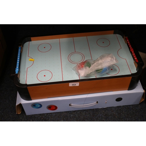 353 - Boxed Air Hockey game.