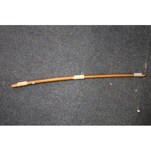 435 - Amboyna wood ethnographic cane.