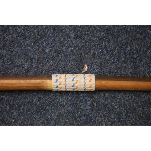 435 - Amboyna wood ethnographic cane.