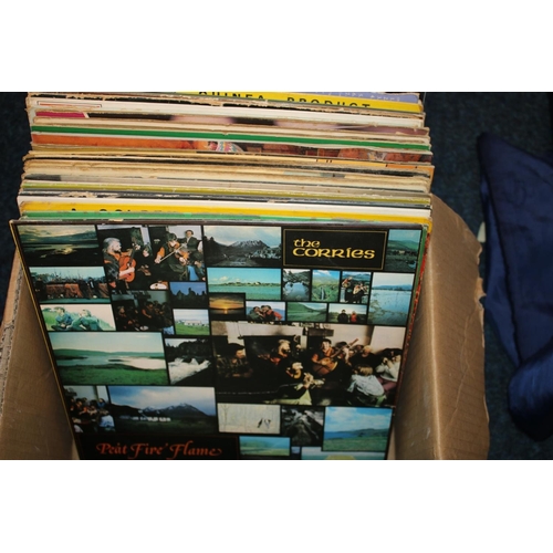 362 - Box containing records to include The Corries, etc.