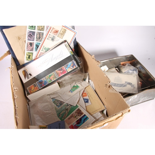 494 - Stamp collection to include GB presentation pack mint stamps, a binder of first day covers FDCs, als... 