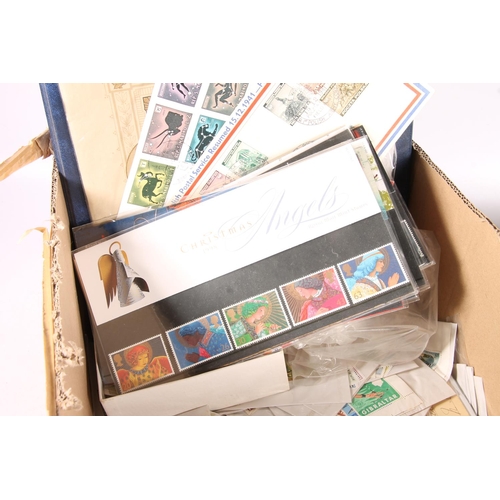 494 - Stamp collection to include GB presentation pack mint stamps, a binder of first day covers FDCs, als... 