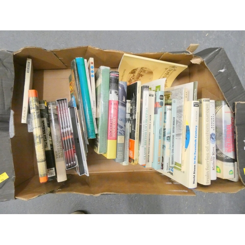 293 - Two boxes of books on railways etc.