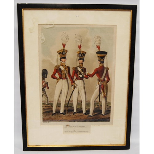 372 - After William Heath2nd Foot GuardsHand-coloured engraving, 1827, SW Forbes, 41 Piccadilly, London, 3... 