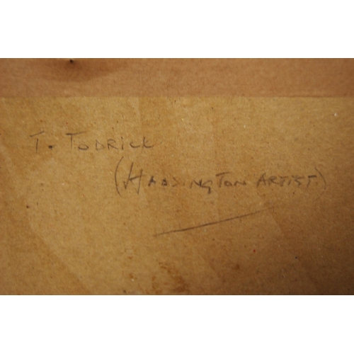 375 - T Todrick (Scottish)Stream in landscape, possibly in the Haddington areaSigned and dated 19/9/43, oi... 