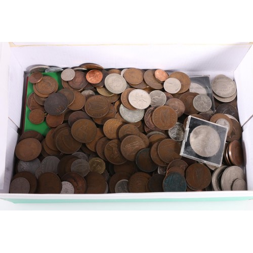 490 - Collection of British and Irish coins including George III cartwheel penny 1797, £5 crown 1997... 