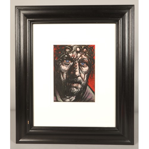 353 - Peter Howson OBE (Scottish born 1958) ARR'Man of Sorrows'Framed, Pastel on paperSigned28.5 cm x 21 c... 