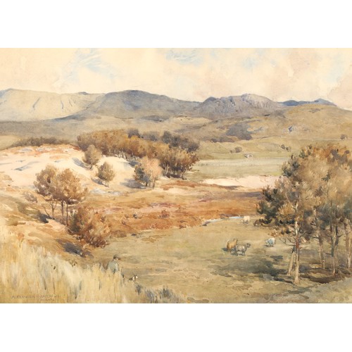 459 - Alexander Nisbet Paterson RSW (Scottish 1862-1947) Framed watercolour, signed lower left,