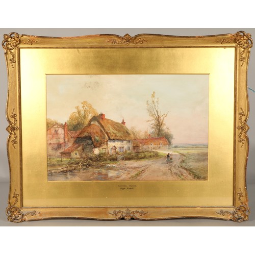 458 - Hugh Nesbittgilt framed watercolour,signed lower right,