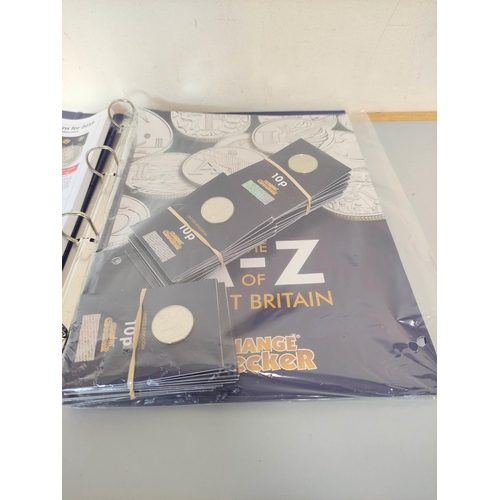 338 - United Kingdom. Change Checker 2019 Full Set of A-Z 10p Coins. Complete, sealed and housed in Change... 