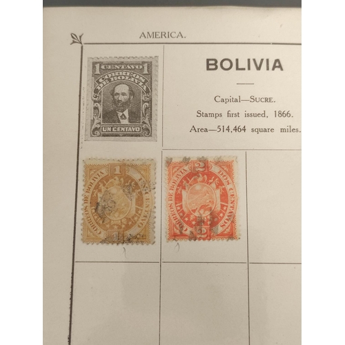 400 - A well filled collector's stamp album arranged alphabetically of World and Commonwealth issues to in... 