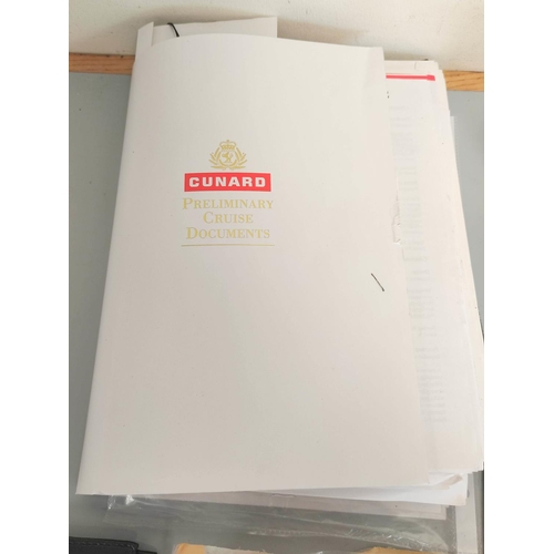 453 - Cunard QE2 Interest. Collection of ephemera relating to the Queen Elizabeth II cruise liner to inclu... 