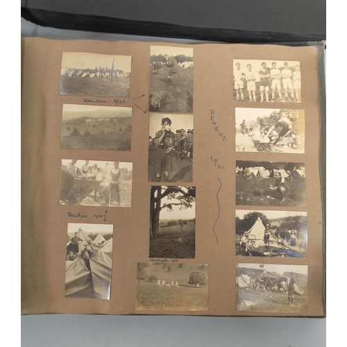 456 - Two well filled photograph albums, dating from the 1920s-1930s relating to the Kingston District Sco... 