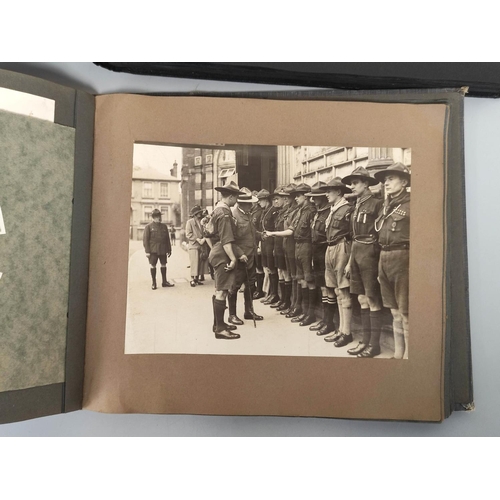 456 - Two well filled photograph albums, dating from the 1920s-1930s relating to the Kingston District Sco... 