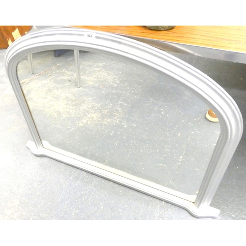 522 - Modern overmantel wall mirror