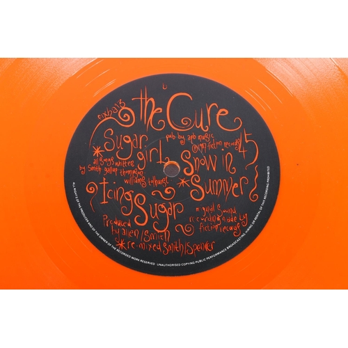 1642 - The Cure Kiss Me Kiss Me Kiss Me orange vinyl limited edition, matrix tixha13.