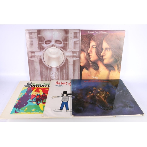 1651 - Emerson Lake and Palmer Brain Salad on Manticore label, fold out sleeve and poster, matrix K53501 A3... 