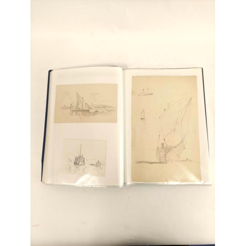 235 - William James Blacklock.A collection of approx. 100 sketches & drawings, mainly pencil, various ... 