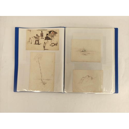 236 - William James Blacklock.A collection of approx. 85 sketches & drawings, mainly pencil, various s... 