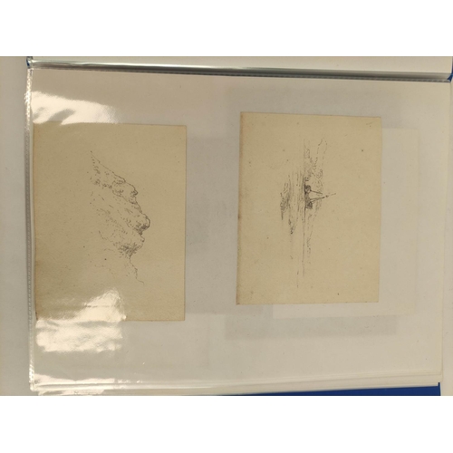 236 - William James Blacklock.A collection of approx. 85 sketches & drawings, mainly pencil, various s... 