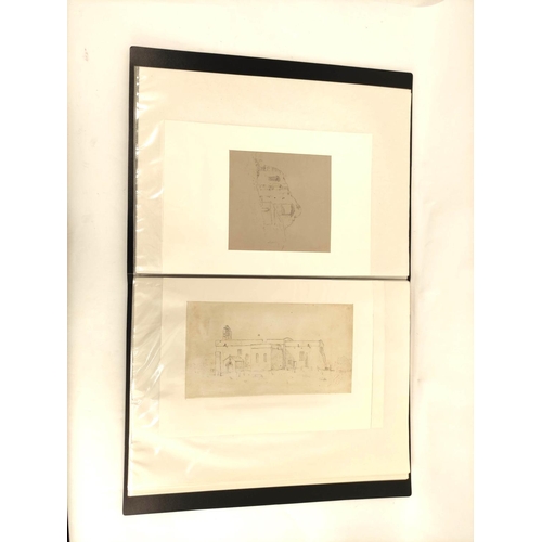 239 - William James Blacklock.A collection of approx. 44 sketches & drawings, mainly pencil, 13cm x 22... 