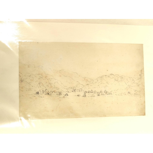 239 - William James Blacklock.A collection of approx. 44 sketches & drawings, mainly pencil, 13cm x 22... 