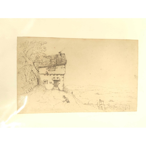 239 - William James Blacklock.A collection of approx. 44 sketches & drawings, mainly pencil, 13cm x 22... 