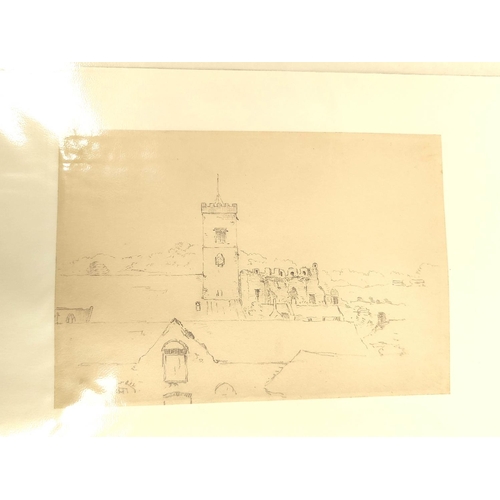 239 - William James Blacklock.A collection of approx. 44 sketches & drawings, mainly pencil, 13cm x 22... 