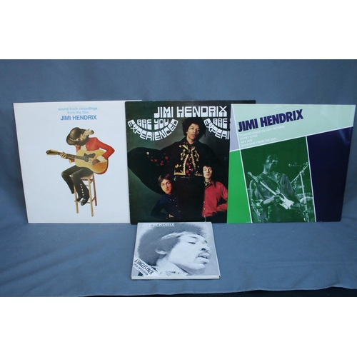 1639 - Jimi Hendrix Special Limited Edition six single pack and three other Jimi Hendrix records. (4)