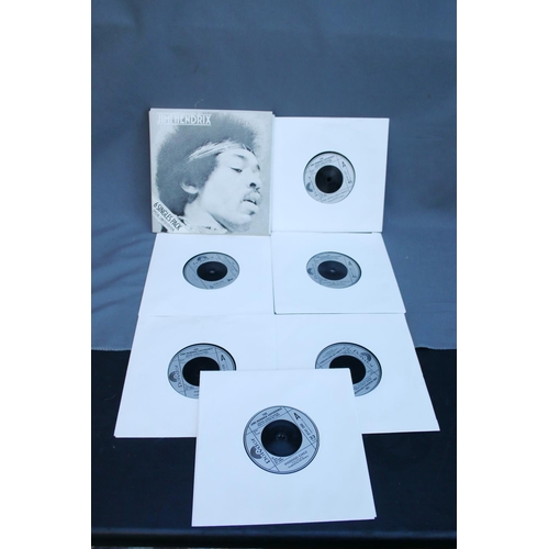 1639 - Jimi Hendrix Special Limited Edition six single pack and three other Jimi Hendrix records. (4)