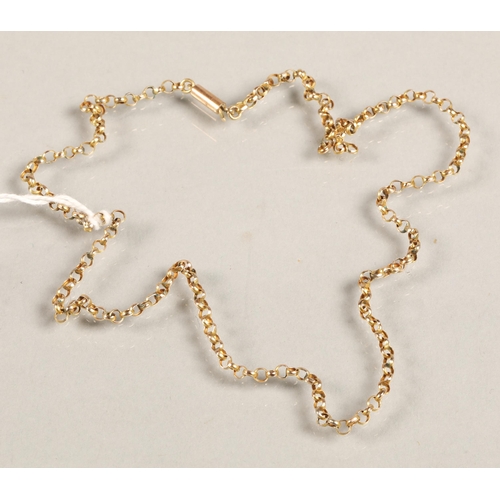 61 - 9ct gold chain, 2.7g