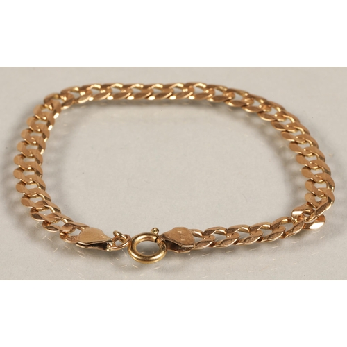 67 - 9ct gold Italian twist bracelet, 8.5g