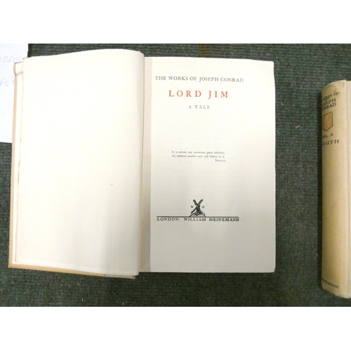 110 - CONRAD JOSEPH.  The Works.  Ltd. ed. 131/780 signed by Joseph Conrad. Vols. 1 to 19. Lge. paper 8vo.... 