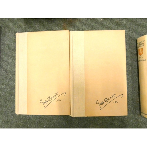 110 - CONRAD JOSEPH.  The Works.  Ltd. ed. 131/780 signed by Joseph Conrad. Vols. 1 to 19. Lge. paper 8vo.... 