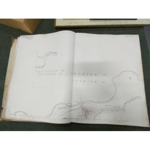 114 - ORDNANCE SURVEY.  Ordnance Plan of the Parish of Barton Ward of West in the County of Westmorla... 