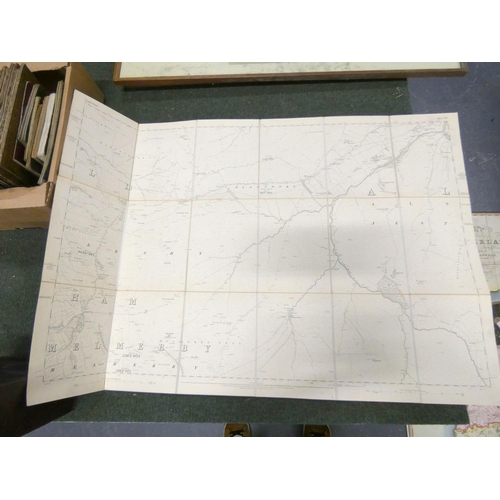 115 - ORDNANCE SURVEY.  Cumberland, Westmorland & Parts of Yorkshire. A collection of approx. 50 old f... 