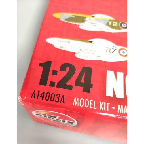 94 - Airfix. Boxed 1:24 scale North American Mustang Mk.IV.A (P-51K). Kit no. A14003A. Complete and compo... 