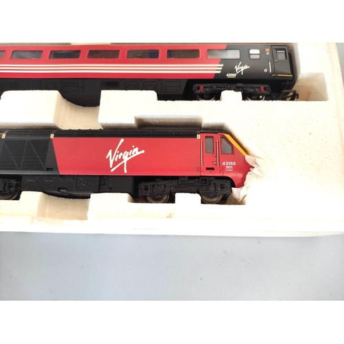 215 - Hornby Railways. Boxed 00 gauge No.3015 Great North Eastern Railway Virgin InterCity train set R964.... 