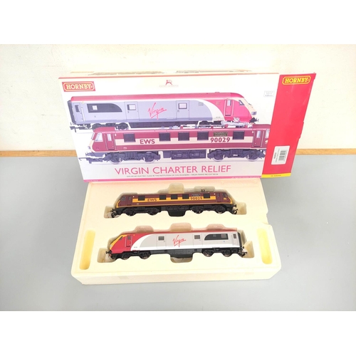 219 - Hornby Railways. Two boxed 00 gauge train sets to include a Virgin Charter Pack complete with EWS Bo... 