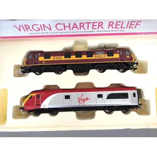 219 - Hornby Railways. Two boxed 00 gauge train sets to include a Virgin Charter Pack complete with EWS Bo... 