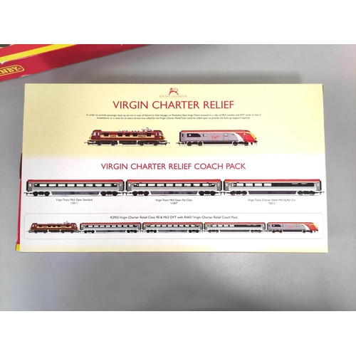 219 - Hornby Railways. Two boxed 00 gauge train sets to include a Virgin Charter Pack complete with EWS Bo... 