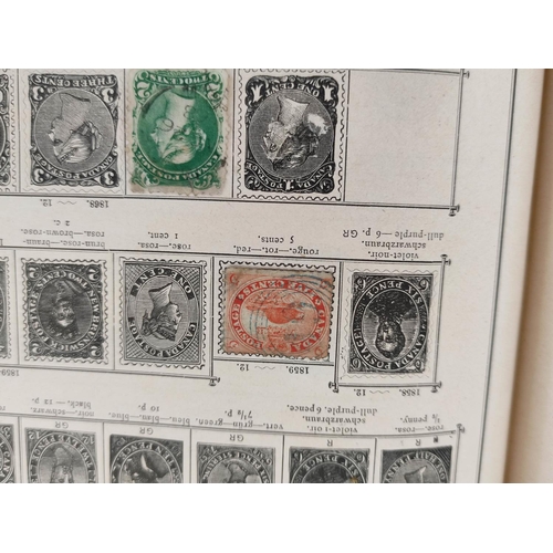 407 - Album of World and Commonwealth postage stamps to include an 1850 Belgium 20c stamp, British imperfo... 